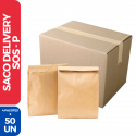 Saco P/ Delivery SOS Pardo - P 17.5 X 25 X 10 - 8 Pacotes de 50 Unidades
