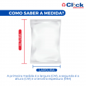 Saco Plástico Transparente Cristal (PE) 50 X 70 X 0.06 - 5kg
