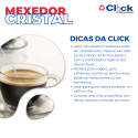 Mexedor Palheta P/ Café Drinks Plástico Descartável Cristal - 500 Unidades