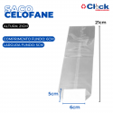 Saco Plástico Celofane C/ Fundo Quadrado Lembrancinha Doce 21cm - 1000 Unidades
