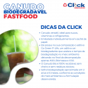 Canudo FastFood Biodegradavel (Sache) - 6 Pacotes C/ 500 Unidades