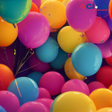 Balões P/ Festa Liso (Colorido) N.7 - 50 Unidades