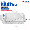 Embalagem Marmita G303 Freezer e Micro-ondas PP 400ML - 100 Unidades