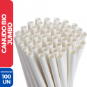 Canudo Jumbo Biodegradavel (Sache)  - 100 Unidades