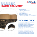 Saco P/ Delivery SOS Impresso - M 19.5 X 12 X 28 - 4 Pacotes de 50 Unidades