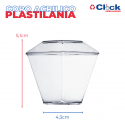 Copo Acrílico Transparente Cristal 100ML PIC 101 - 10 Unidades