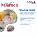 Copo Plástico Transparente Descartável 200ml - 100 Unidades