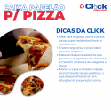 Caixa Pizza Papelão Quadrada Salgados Doces Esfihas Delivery - 25 Unidades