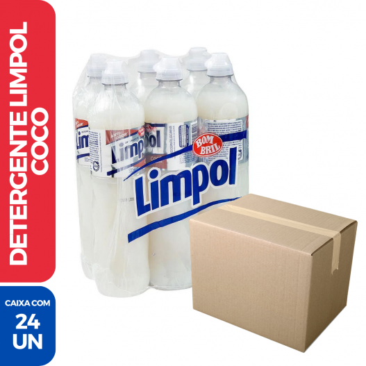 Detergente Limpol Coco 500ML - 24 Unidades